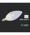 7W Kerzenlampe E14 - Kunststoff, Lampe, Samsung Chip, 3000K