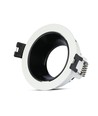GU10 Einbaustrahler - Rund, weiß/schwarz, Aluminium, Ø7,9 cm, Ausschnitt: Ø7,2 cm, ohne Leuchtmittel