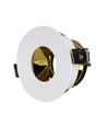 GU10 Einbaustrahler - Rund, Weiß/Gold, Aluminium, Loch: Ø7,5 cm, Maße: Ø8,3 cm