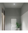 Weißer quadratischer GU10 Einbauspot - 85 x 85 mm, IP20, Aluminium, ohne Leuchtmittel