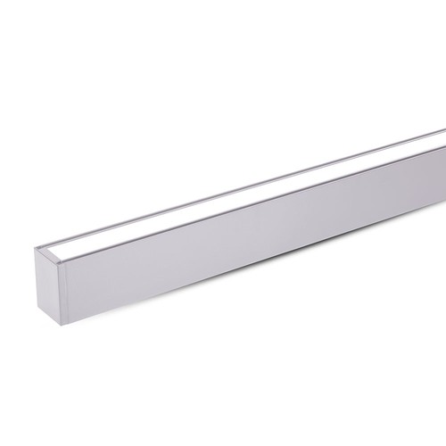 120cm 60W Samsung LED Lichtband, Up/Down - 6000lm, dimmbar, Silber, inkl. Seilaufhängung