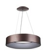 20W LED Pendelleuchte, Ø45cm - Kaffeebraun, 3000K, dimmbar, 1,2m Seilaufhängung