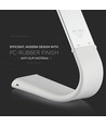 6,5W flexible LED Tischleuchte, wiederaufladbar - 12V, weiß, dimmbar, 3-in-1 CCT, Touch-Steuerung