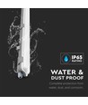 120cm 18W wasserdichte komplette LED Wannenleuchte - 1700lm, IP65, 120 Grad