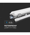 150cm 22W wasserdichte LED Wannenleuchte - IP65, 6400K, inkl. LED Röhre