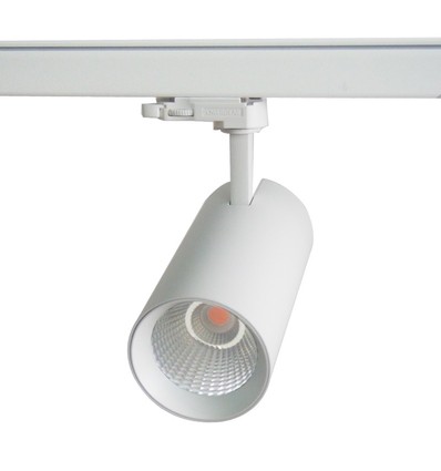 30W 3-Phasen RA90 Schienenstrahler - 130lm/w, 3900lm, Weiß, Flicker free