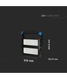 500W LED Fluter, dimmbar - Samsung LED Chip, Meanwell Driver, IP65, 4000K, 120lm/W