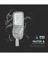 120W LED Straßenleuchte - 130lm/W, IP65, Samsung LED Chip, Inventronics Driver, grau