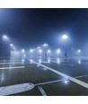 100W LED Seilleuchte für Straßenbeleuchtung - 130lm/W, Samsung LED Chip, IP65, 4000K, grau, IK08