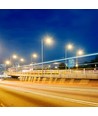 100W LED Seilleuchte für Straßenbeleuchtung - 130lm/W, Samsung LED Chip, IP65, 4000K, grau, IK08