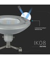 100W LED Seilleuchte für Straßenbeleuchtung - 130lm/W, Samsung LED Chip, IP65, 4000K, grau, IK08