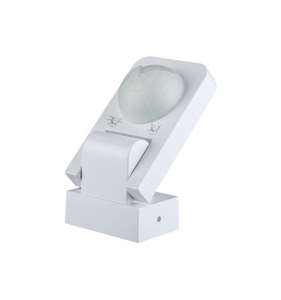 V-Tac IP65 Infrarot-Bewegungsmelder, weiß - 360 Grad, 20m Reichweite, max. 1000W LED, Außen/Innen