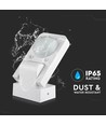V-Tac IP65 Infrarot-Bewegungsmelder, weiß - 360 Grad, 20m Reichweite, max. 1000W LED, Außen/Innen