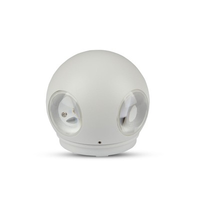 4W runde LED Wandleuchte - IP65, 110lm/W, weiß, Außenbereich, inkl. Leuchtmittel