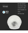 4W runde LED Wandleuchte - IP65, 110lm/W, weiß, Außenbereich, inkl. Leuchtmittel