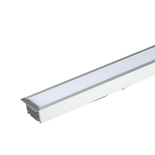 120cm 40W LED lineares Einbauarmatur - Samsung LED chip, 120cm, silber, 5 Jahre Garantie