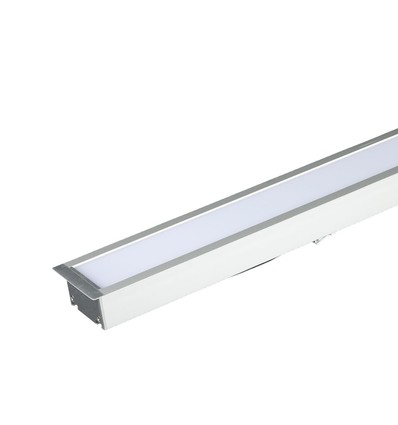 120cm 40W LED lineares Einbauarmatur - Samsung LED chip, 120cm, silber, 5 Jahre Garantie