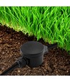 Wasserdichte 2-Wege-Verteilerdose - IP66, schwarz, 24A, UV-beständig, 450V, für Flutlichtstrahler
