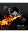 Wasserdichte 2-Wege-Verteilerdose - IP66, schwarz, 24A, UV-beständig, 450V, für Flutlichtstrahler