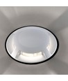 1W LED Steplight für Einbau, 12V - IP67, 4-Wege Licht, kaltweiß, Ø6cm, weißer Rand