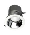 35W Ø16cm LED Hotel Downlight, RA95 - 2300lm, 0-27° einstellbarer Abstrahlwinkel, silberner Reflektor, Loch: Ø15cm