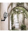 Solar-Luxus-Gartenlampe 4-in-1 - Schwarz, Flammeneffekt, 65 cm hoch