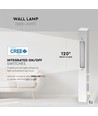 3W+3W LED Hotel Bettlampe - Weiß, 3000K, Aluminium, Wandleuchte