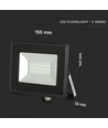 20W LED-Flutlichtstrahler - Grün, Schwarzes Gehäuse, Arbeitsleuchte