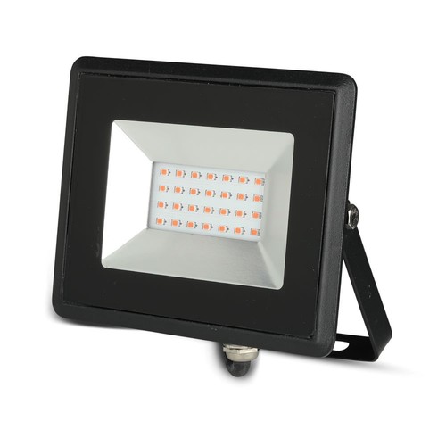 20W Roter LED-Fluter - IP65 Außenbereich, Schwarzes Gehäuse, Arbeitsleuchte