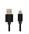1,5m schwarzes MFi Lightning Kabel - 2A, Apple zertifiziert, langlebiges Design