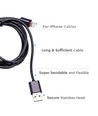 1,5m schwarzes MFi Lightning Kabel - 2A, Apple zertifiziert, langlebiges Design