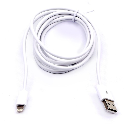 1,5m MFI Lightning zu USB Kabel, 2.4A - Weiß, Apple zertifiziert, flexibel und langlebig