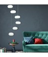 76W Designer Pendelleuchte, dimmbar - 6500lm, 3000K, TRIAC Phasendimmung, 120 Grad, schwarzes Finish