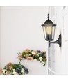 E27 Wandleuchte - IP44 Außenbereich, schwarz, ohne Leuchtmittel
