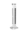 55W LED Turmventilator, 36" - Weiß, 3 Geschwindigkeiten, Fernbedienung, Timer, Oszillation, Temperaturanzeige