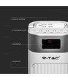 55W LED Turmventilator, 36" - Weiß, 3 Geschwindigkeiten, Fernbedienung, Timer, Oszillation, Temperaturanzeige
