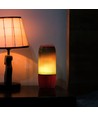 6W tragbarer Bluetooth Lautsprecher mit LED Licht - Rot, 1800mAh Akku, USB/TF/AUX, 5V DC