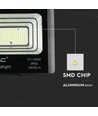 35W Solara LED Fluter mit Solarpanel - IP65, schwarz, Fernbedienung
