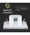 Wandmontierter Mikrowellensensor - Weiß, für Einbau, max. 300W