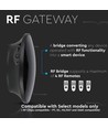 RF433 Gateway, 5V - 433MHz, kompatibel mit Alexa und Google Home, schwarz, IP20