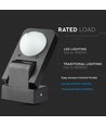 Infrarot Bewegungsmelder, schwarz - 360°, IP65, Reichweite bis zu 20m, max. 1000W LED
