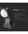 Infrarot Bewegungsmelder, schwarz - 360°, IP65, Reichweite bis zu 20m, max. 1000W LED