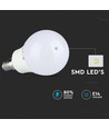 3,5W P45 LED-Glühbirne E14 - RF-Steuerung, dimmbar, RGB+6400K