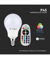 3,5W P45 LED-Glühbirne E14 - RF-Steuerung, dimmbar, RGB+6400K