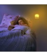 V-tac Nachtlampe mit USB - Automatisches Einschalten bei Dunkelheit, Samsung Chip, 0,45W, 3000K, quadratisch