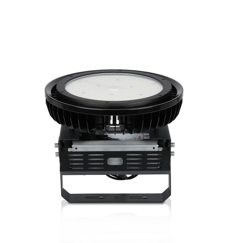 500W LED Hallenstrahler, Samsung Chip - 120 Grad, Meanwell Driver, dimmbar, schwarzes Gehäuse, Ø36cm