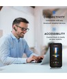 Bluetooth Headset, schwarz - 170mAh, 10-12 Stunden Spielzeit, In-Ear Design, IP20