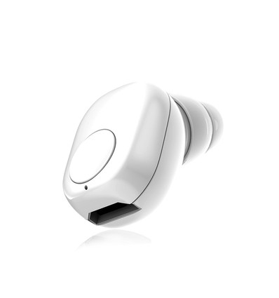 Bluetooth-Ohrhörer - 55mAh Akku, Weiß