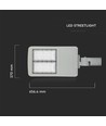 100W LED Straßenleuchte, 140lm/W - Samsung LED Chip, Inventronics dimmbarer Driver, IP65, IK08, 5 Jahre Garantie