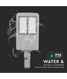 120W LED Straßenleuchte mit Samsung Chip - 140lm/W, dimmbarer Inventronics Driver, IP66, graues Gehäuse